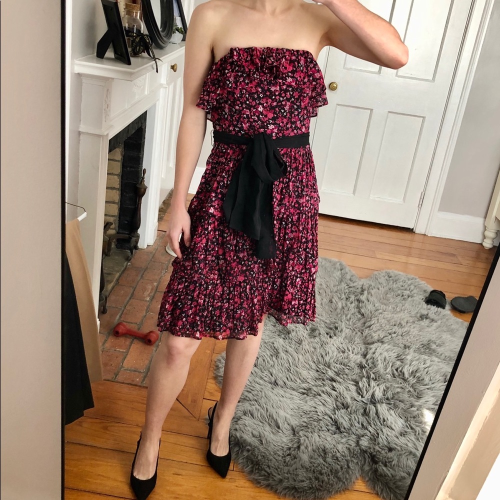 White House Black Market strapless dress